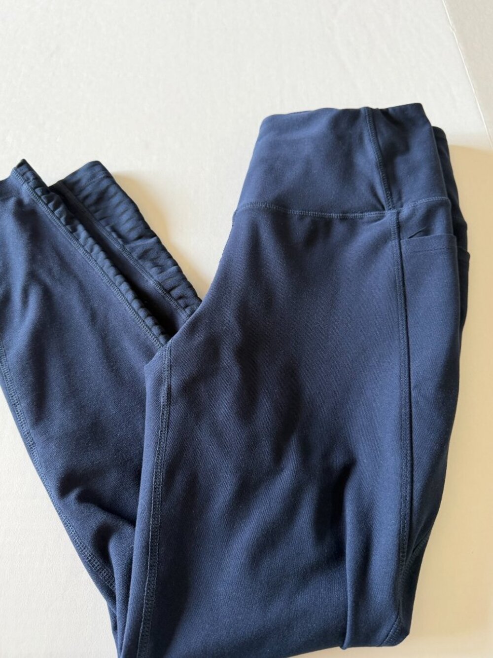 Mondetta performance luxury navy compression leggings, medium